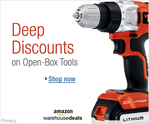 [Ad]Deep Discounts on Open-box and Used Tools & Home Improvement